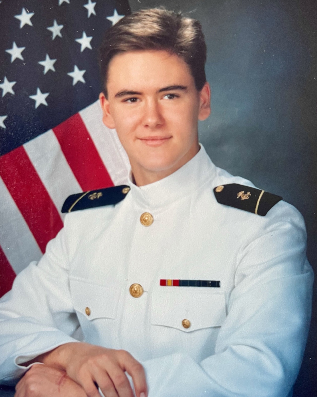 Ed Chandler as a second-year midshipman at the U.S. Naval Academy