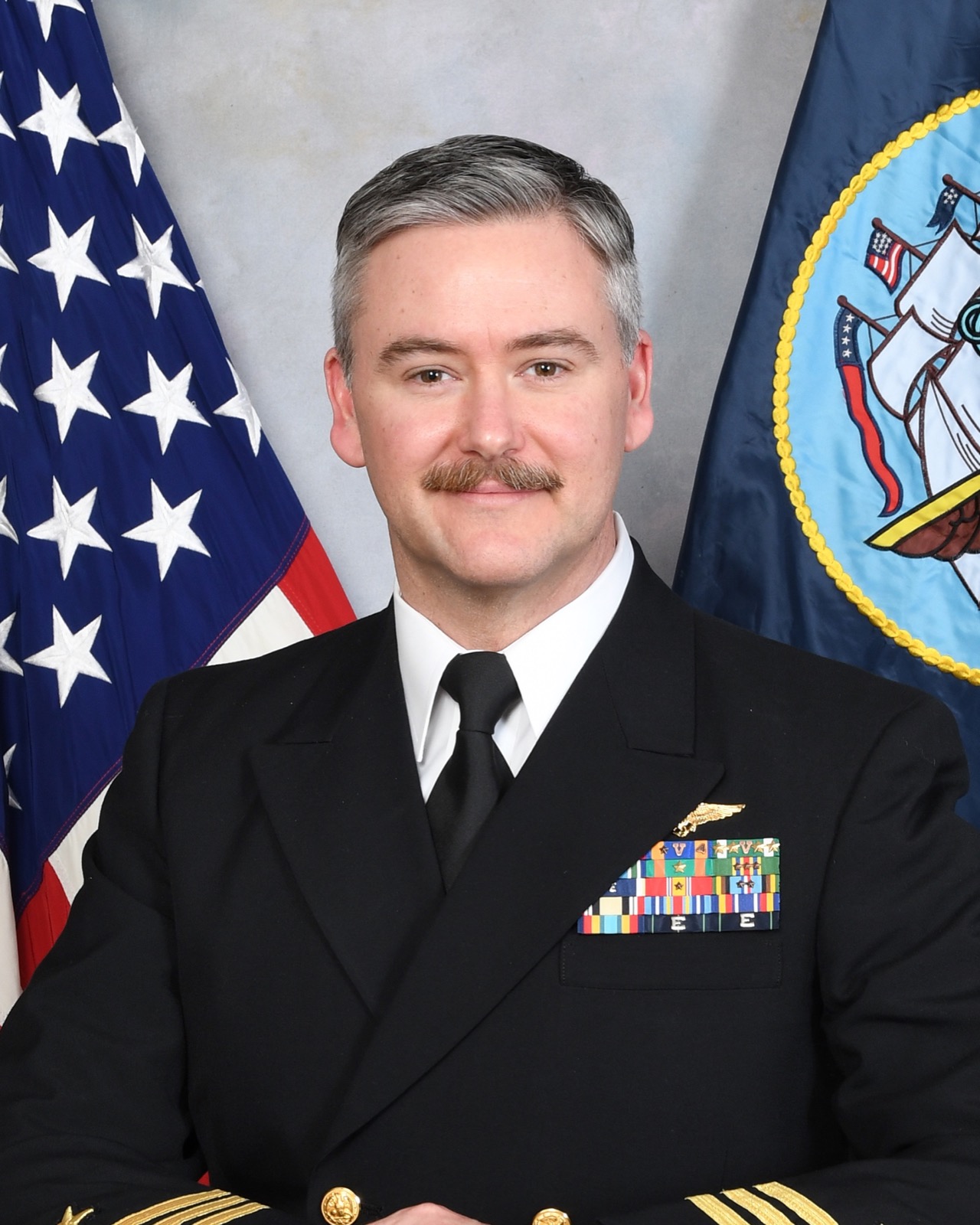 Commander Ed Chandler, official photo as executive officer at Naval Support Activity Naples